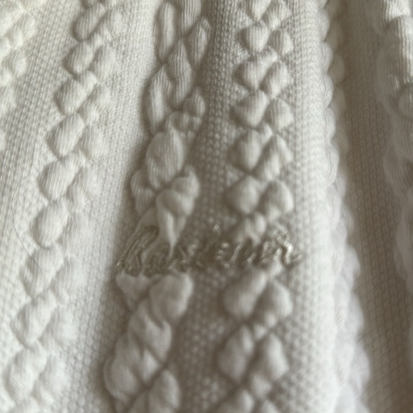 Barbour Kelsey Jacquard Overlayer Cotton Blend Bomber Jacket - Picture 4 of 11